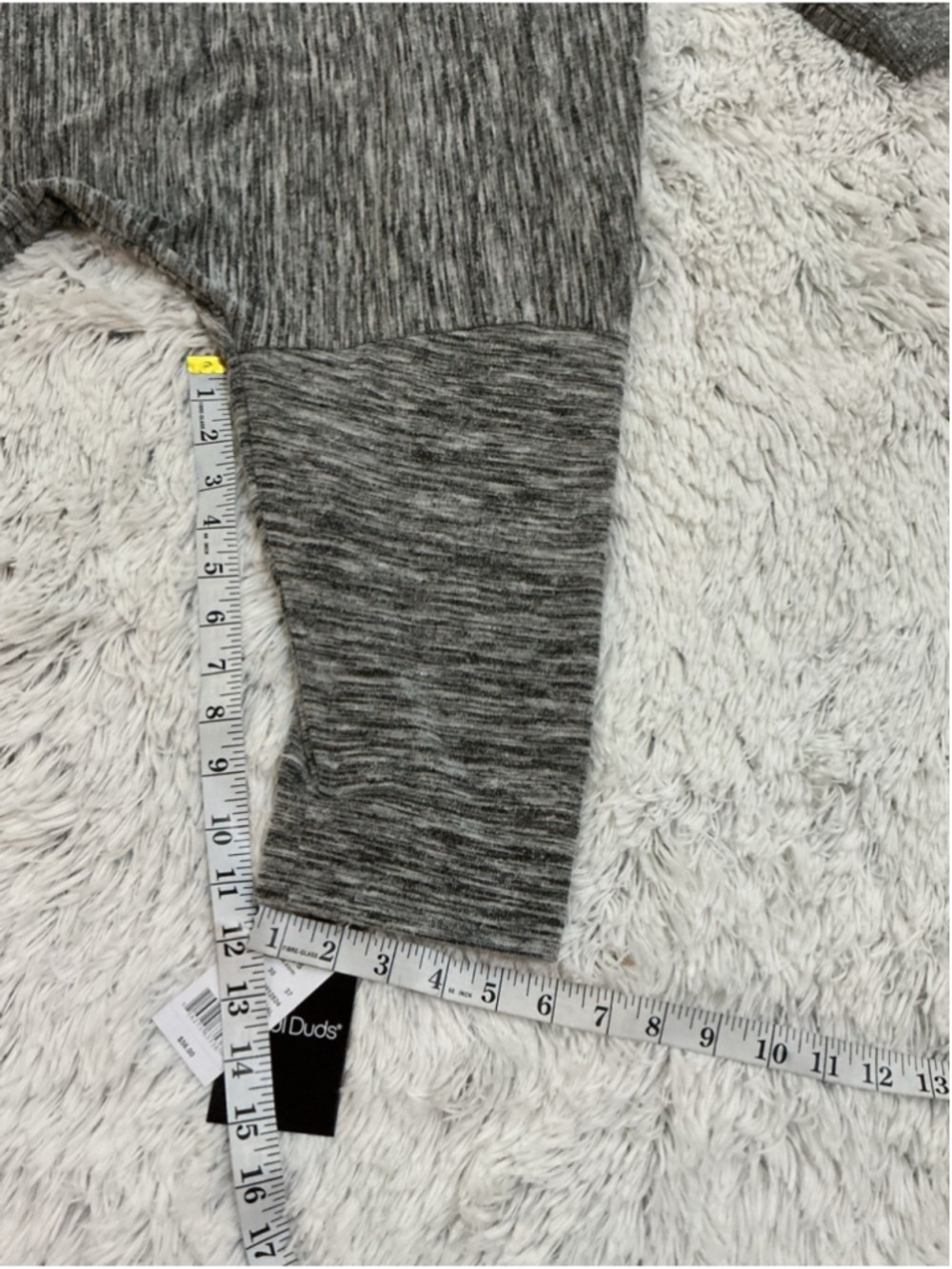 Cuddl Duds Lounge Set 2PC Gray Space Dye Pajama Set Size 2X NWT Cozy Soft - Picture 14 of 14